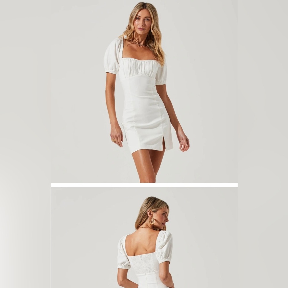 ASTR The Label Skylar puff sleeve dress